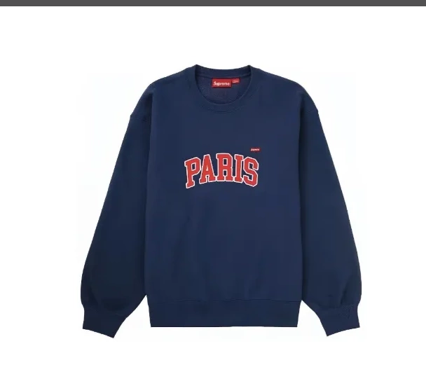 Hoodie Royal Paris Round Royal 6-Thread 24SS 4-pin Blue Shanghai Milan Chicago Black Open Shop Pink Neck City Angeles Crewneck Los White Blue Shanghai Limited 0919